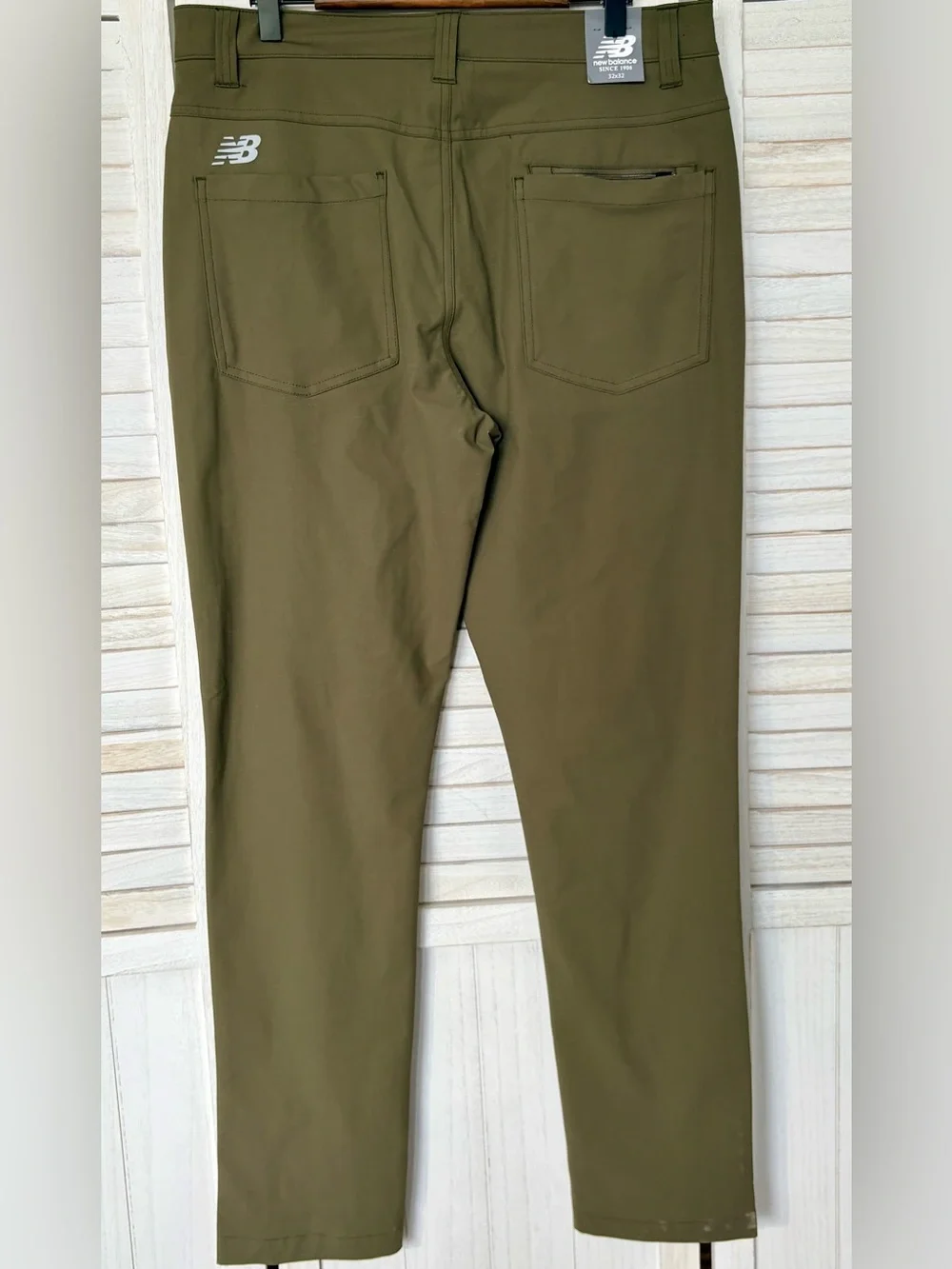 New Balance Men’s Olive Stretch Performance Pants 32x32 NWT